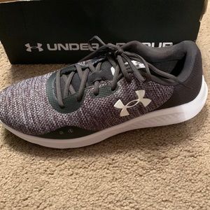 New Under Armour UA Charged Pursuit 3 Twist Athletic Shoes Men’s 10.5 Gray